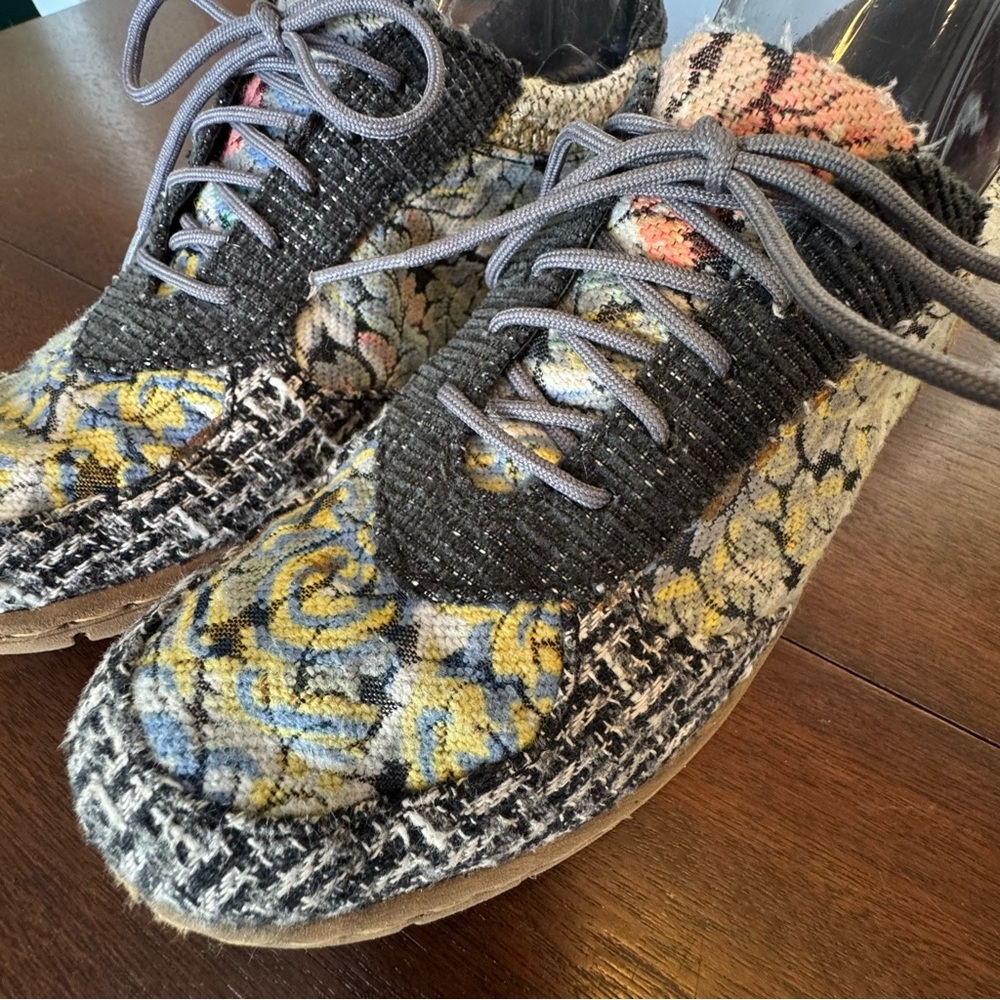 Born Taza Floral Tapestry Canvas Leather Sneakers | Women’s Size 8 - Picture 3 of 11